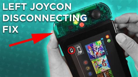 nintendo switch left joycon disconnecting.